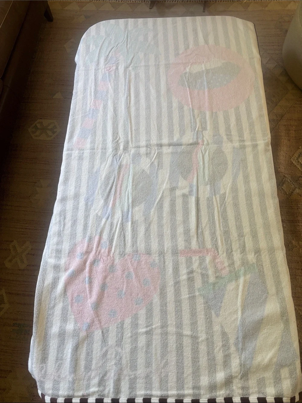 henri bendel Limited Edition Craig and Karl beach towel summer 2018 NWT